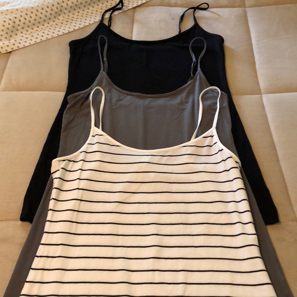 Three tank tops
